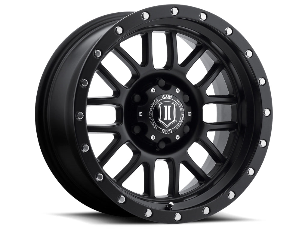ICON Alloys Alpha, Gun Metal, 17 x 8.5 / 6 x 135, 6mm Offset, 5" BS